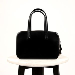 Cartier Panthere Handbag, Calf Black Mini Boston
